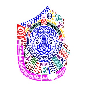 Polynesian Norse tree of life pec tattoo