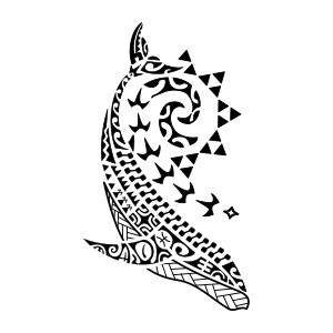 Tohorā tattoo: Humpback whale