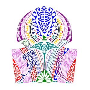 Tahitian Maori half sleeve tattoo