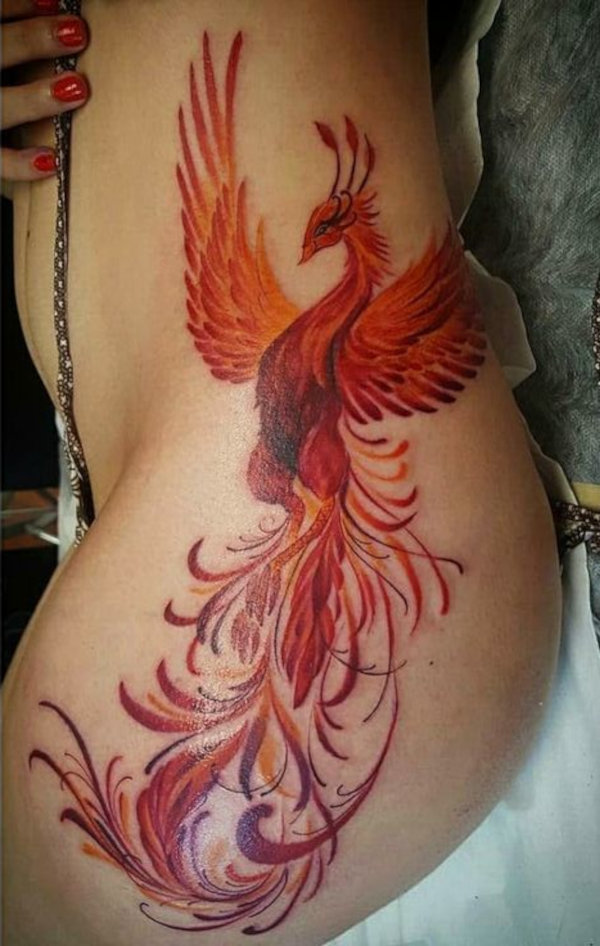 Alba - phoenix tattoo
