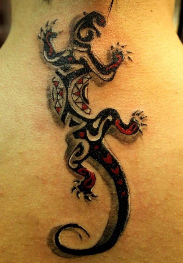 Andrew - lizard tattoo