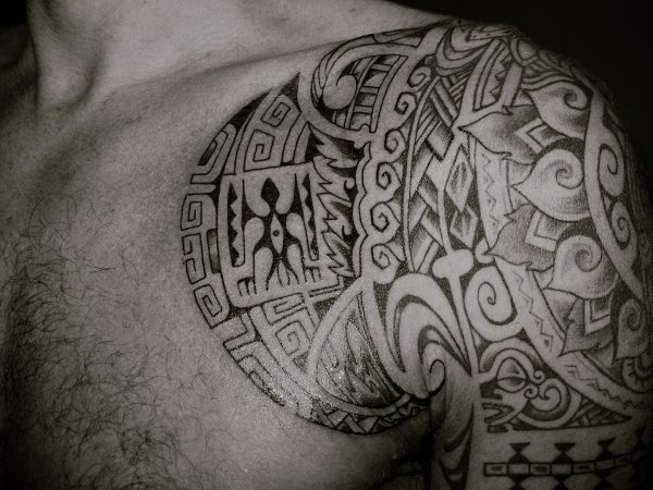 Tanne - Mixed cultures tattoo
